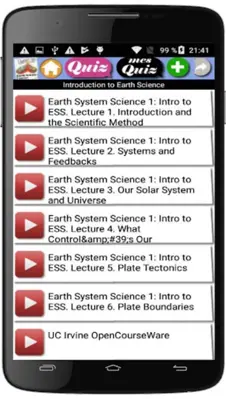 Earth Science Course android App screenshot 1