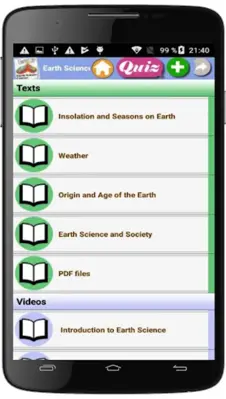 Earth Science Course android App screenshot 3